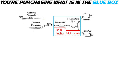 2006-2007 Subaru B9 Tribeca 3.0L | 2008-2009 Tribeca 3.6L Exhaust Resonator Y-Pipe