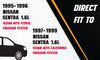 1995-1999 Nissan Sentra 1.6L | 1995-1998 Nissan 200SX 1.6L | 1996 200SX 2.0L Exhaust Resonator Pipe