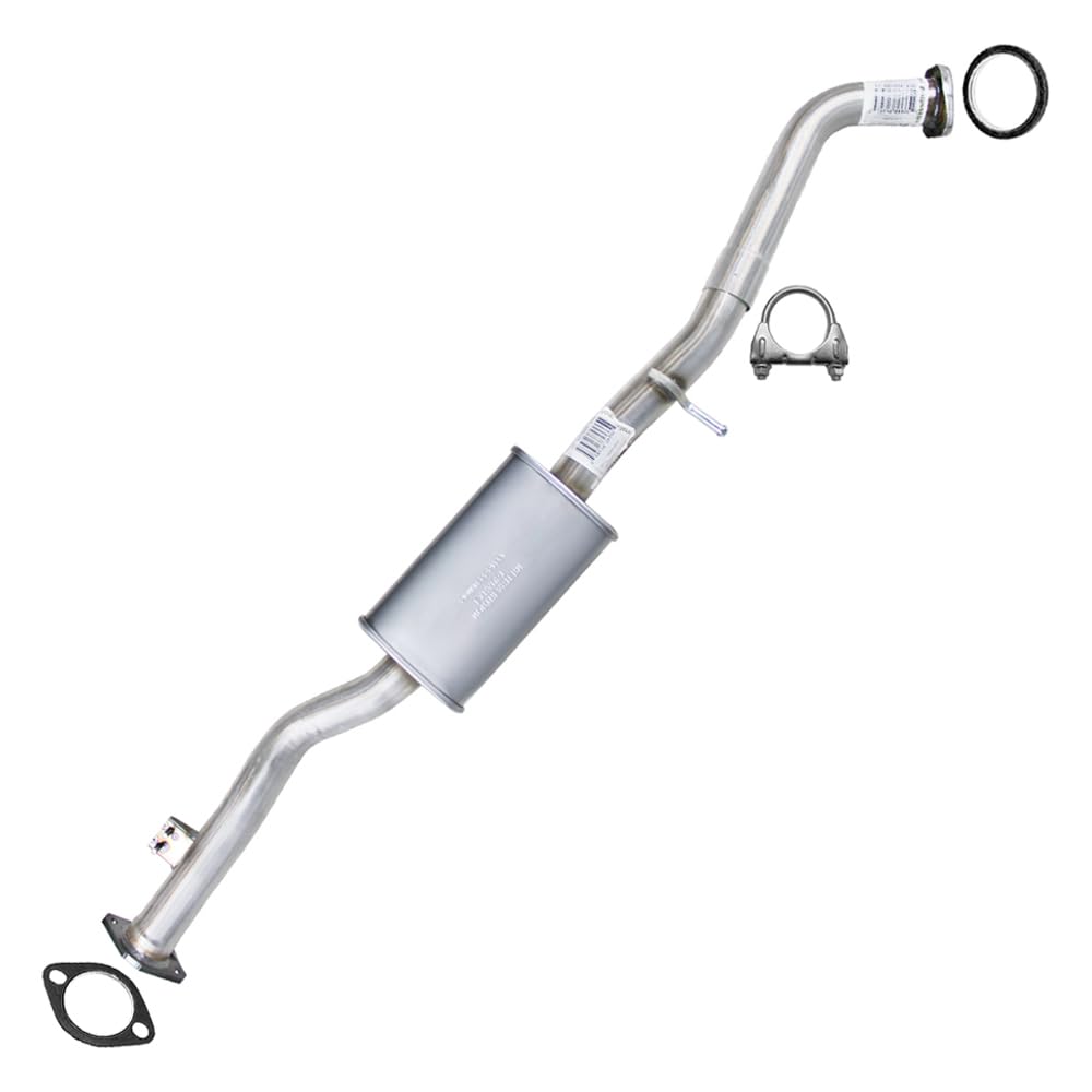 Northeastern Exhaust | Stainless Steel Exhaust Muffler Assembly Compatible for Infiniti FX45 2003-2008 4.5L | Free Gaskets and Clamp Included | Automotive Replacement Part