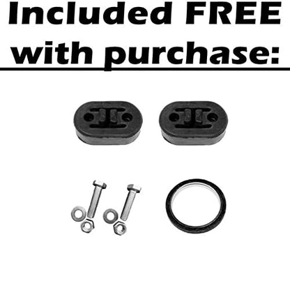 Northeastern Exhaust | Stainless Steel Exhaust Rear Muffler Compatible for Honda Accord 1998-2002 2.3L | Free Hangers, Gasket, and Bolts & Nuts Included | Automotive Replacement Part
