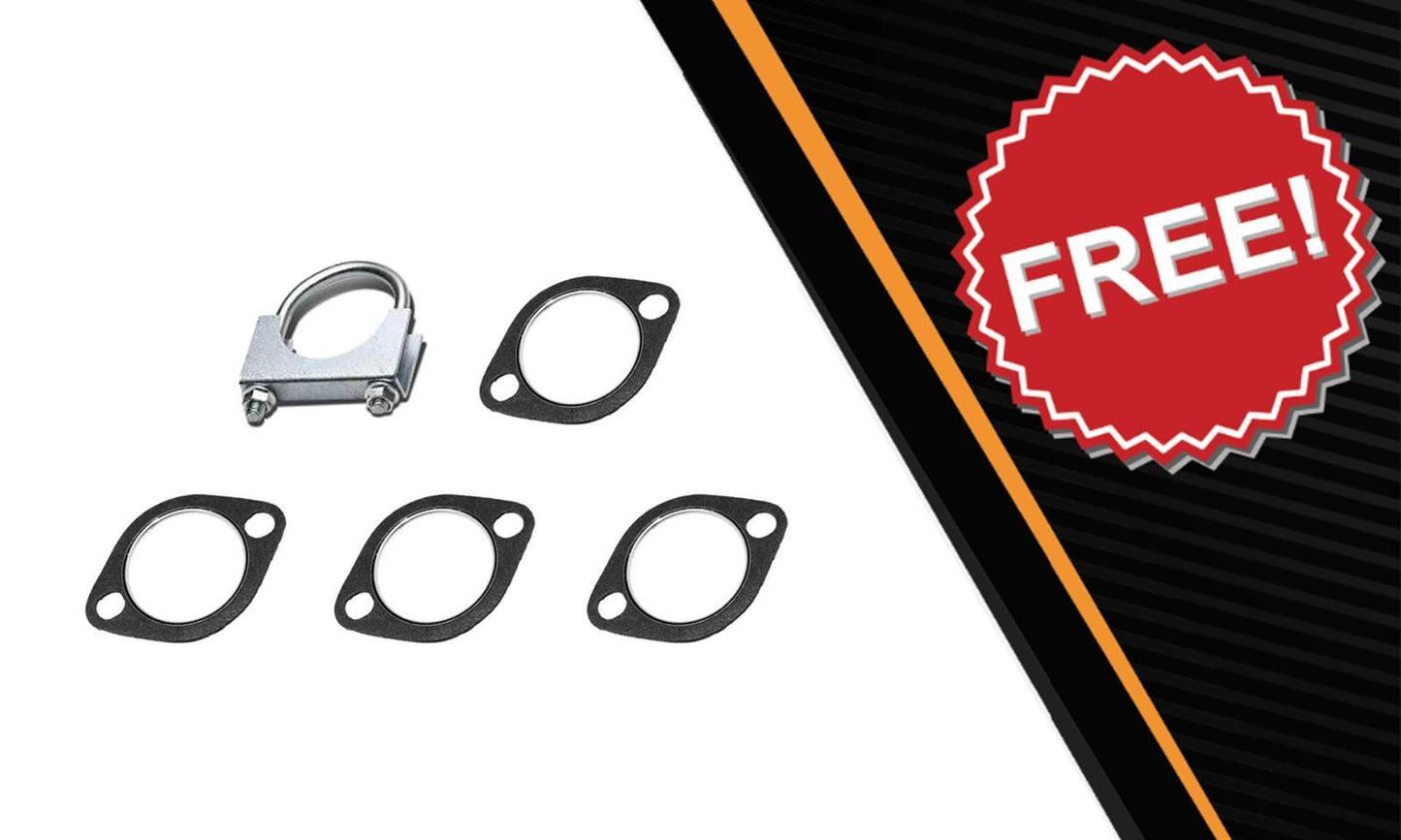Stainless Steel Catalytic Y Flex Muffler Pipe Exhaust for 2007-2008 Escape & Mariner 3.0L | 2008 Tribute 3.0L