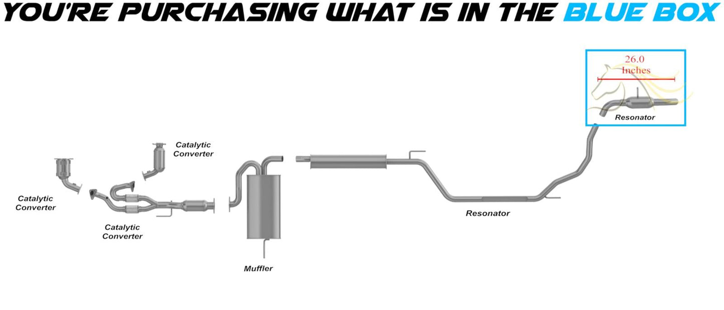 2004-2009 Nissan Quest 3.5L Exhaust Resonator Pipe