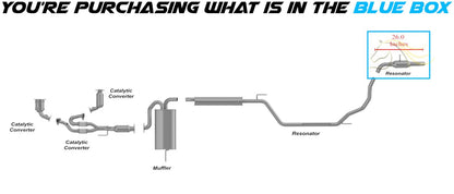 2004-2009 Nissan Quest 3.5L Exhaust Resonator Pipe