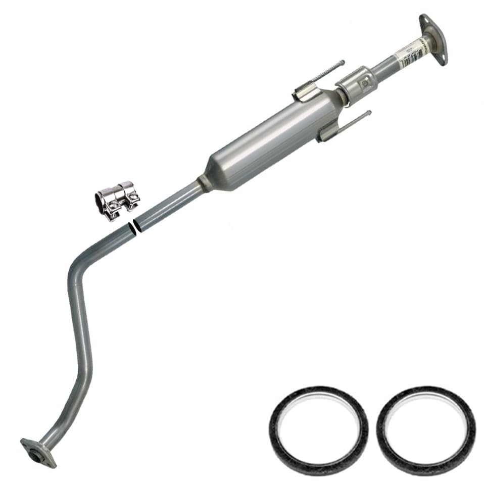 Northeastern Exhaust | Stainless Steel Resonator Pipe Compatible for 2012-2018 Nissan Versa 1.6L | 2014-2018 Nissan Versa Note 1.6L | Free Exhaust Hardware Included | Automotive Replacement Part