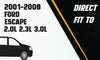 2001-2004 Ford Escape 2.0L | 2005-2008 Escape 2.3L | 2001-2008 Escape 3.0L Exhaust Resonator Pipe
