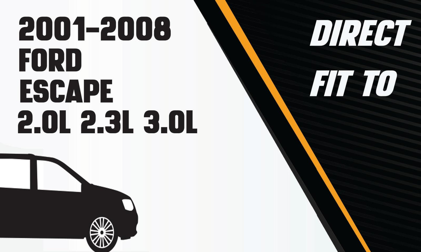 2001-2004 Ford Escape 2.0L | 2005-2008 Escape 2.3L | 2001-2008 Escape 3.0L Exhaust Resonator Pipe