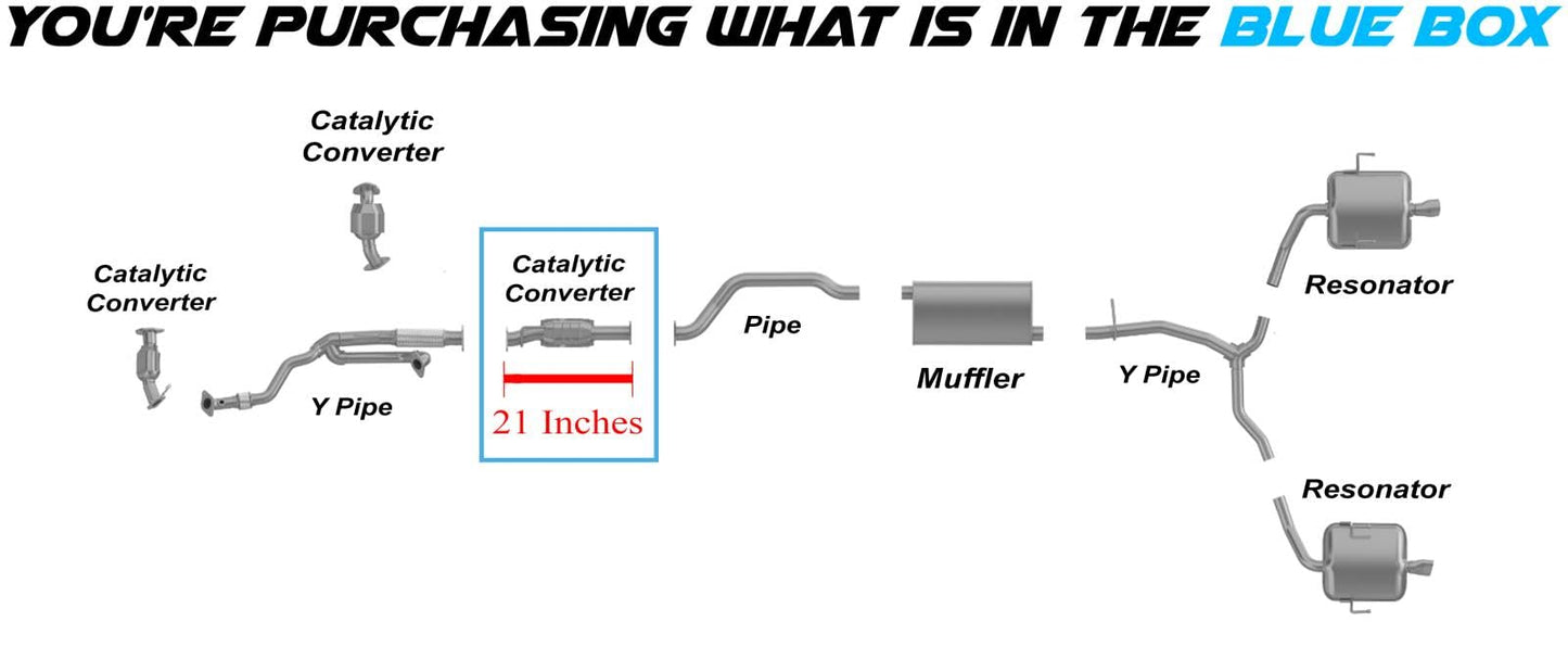 EPA Approved Catalytic Converter for 2009-2017 Buick Enclave/Chevrolet Traverse 3.6L and 2009-2010 Saturn Outlook 3.6L