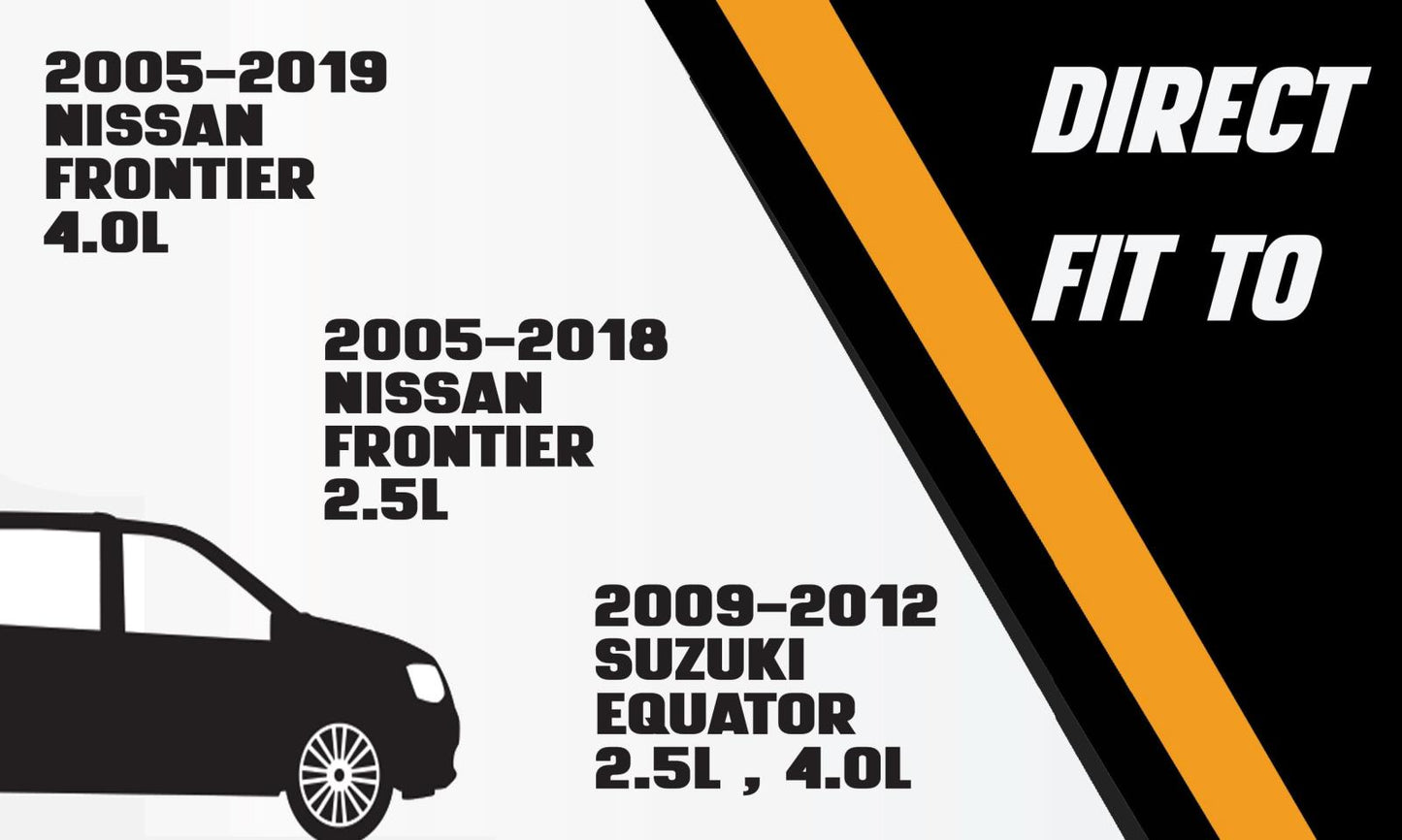 Exhaust Front Pipe for 2005-2019 Nissan Frontier 2.5L/4.0L and 2009-2012  Suzuki Equator 2.5L/4.0L