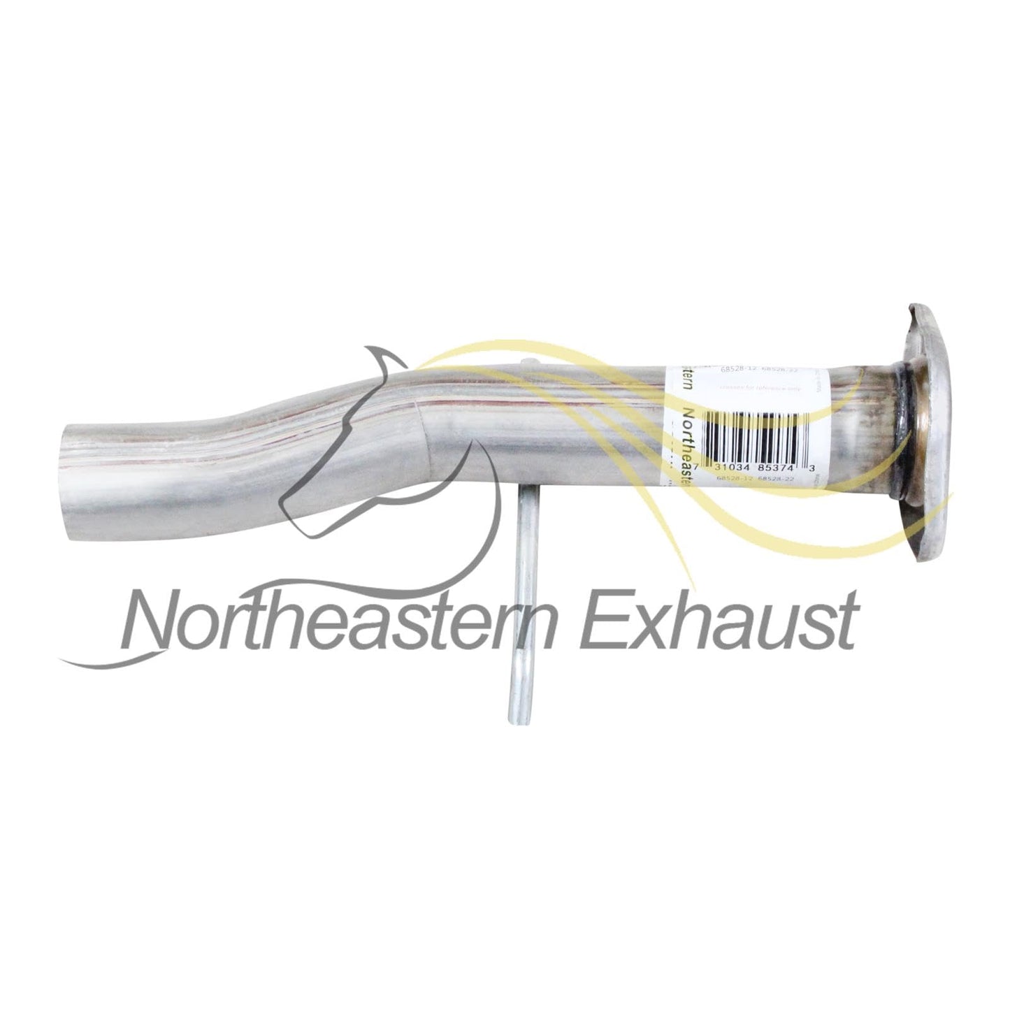 Exhaust Resonator Pipe for 2006 Hummer H3 3.5L and 2007-2010 Hummer H3 3.7L