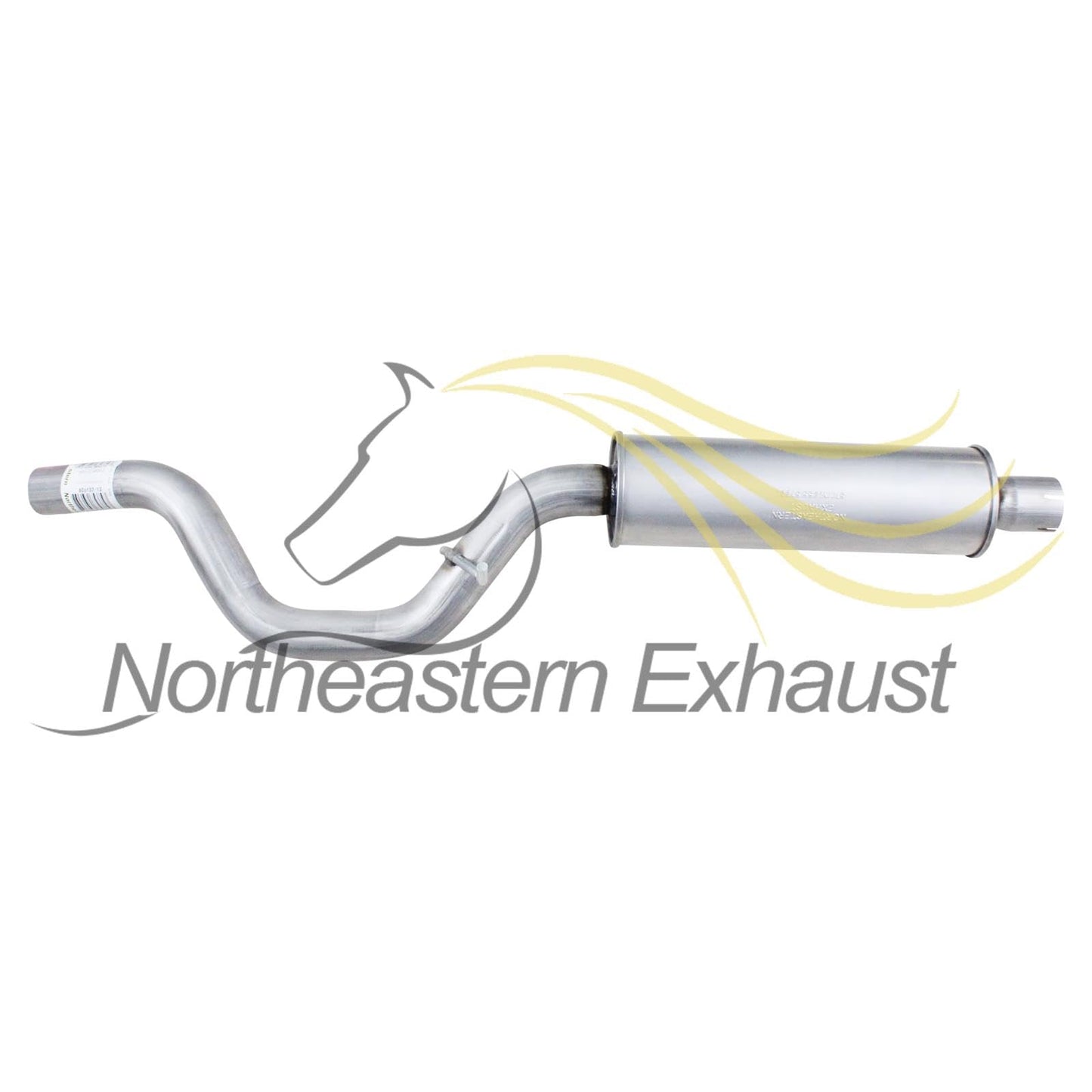 Exhaust Resonator Pipe for 2006 Hummer H3 3.5L and 2007-2010 Hummer H3 3.7L