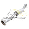 Exhaust Resonator Pipe for 2006 Hummer H3 3.5L and 2007-2010 Hummer H3 3.7L