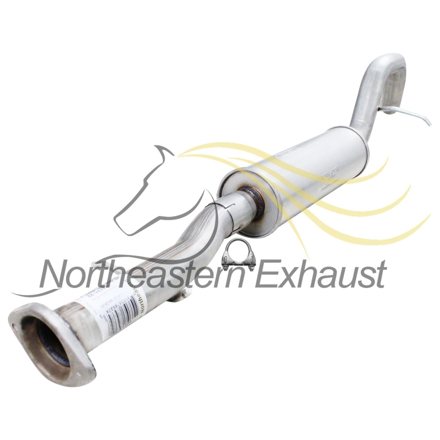 Exhaust Resonator Pipe for 2006 Hummer H3 3.5L and 2007-2010 Hummer H3 3.7L