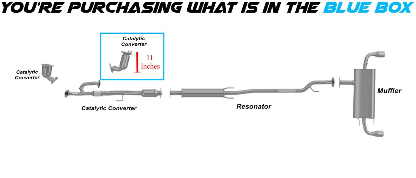 Northeastern Exhaust EPA Approved- Right Catalyitc fits 2007-2018 Nissan Altima 3.5L | 2009-2021 Murano 3.5L | 2013-2019 Nissan Pathfinder 3.5L | 2011-2015 Nissan Quest 3.5L