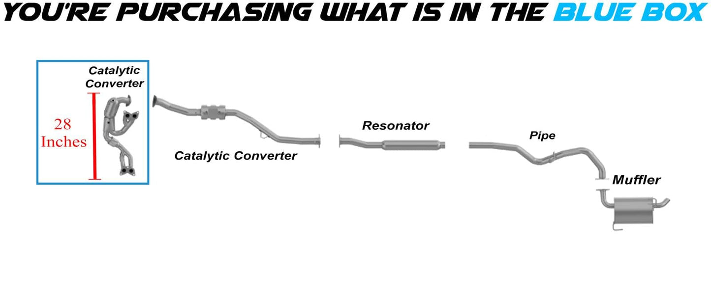 2015-2019 Subaru Legacy/Outback 2.5L Catalytic Converter