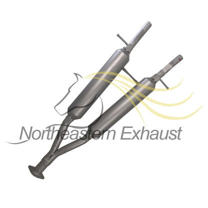 Northeastern Exhaust | Stainless Steel Exhaust Resonator Pipe Compatible for 2006-2010 Infiniti M35 3.5L | 2006-2010 Infiniti M45 4.5L | Free Gaskets and Clamps Included | Automotive Replacement Part