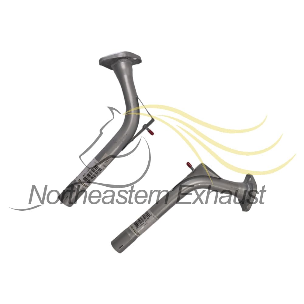 Northeastern Exhaust | Stainless Steel Exhaust Resonator Pipe Compatible for 2006-2010 Infiniti M35 3.5L | 2006-2010 Infiniti M45 4.5L | Free Gaskets and Clamps Included | Automotive Replacement Part