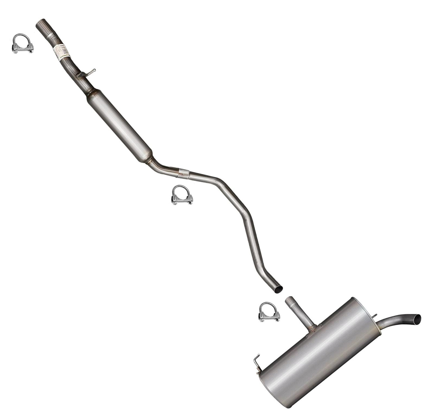2007-2012 Dodge Caliber Resonator and Muffler - FWD