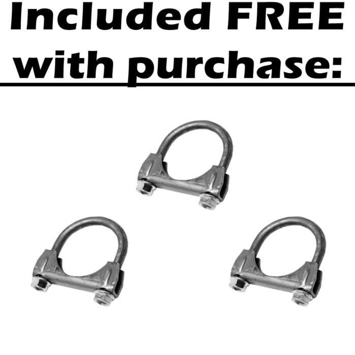 2007-2012 Dodge Caliber Resonator and Muffler - FWD