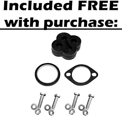 Exhaust Resonator Pipe for 2006 Saab 9-2X 2.5L and 2006-2008 Subaru Forester/Impreza 2.5L