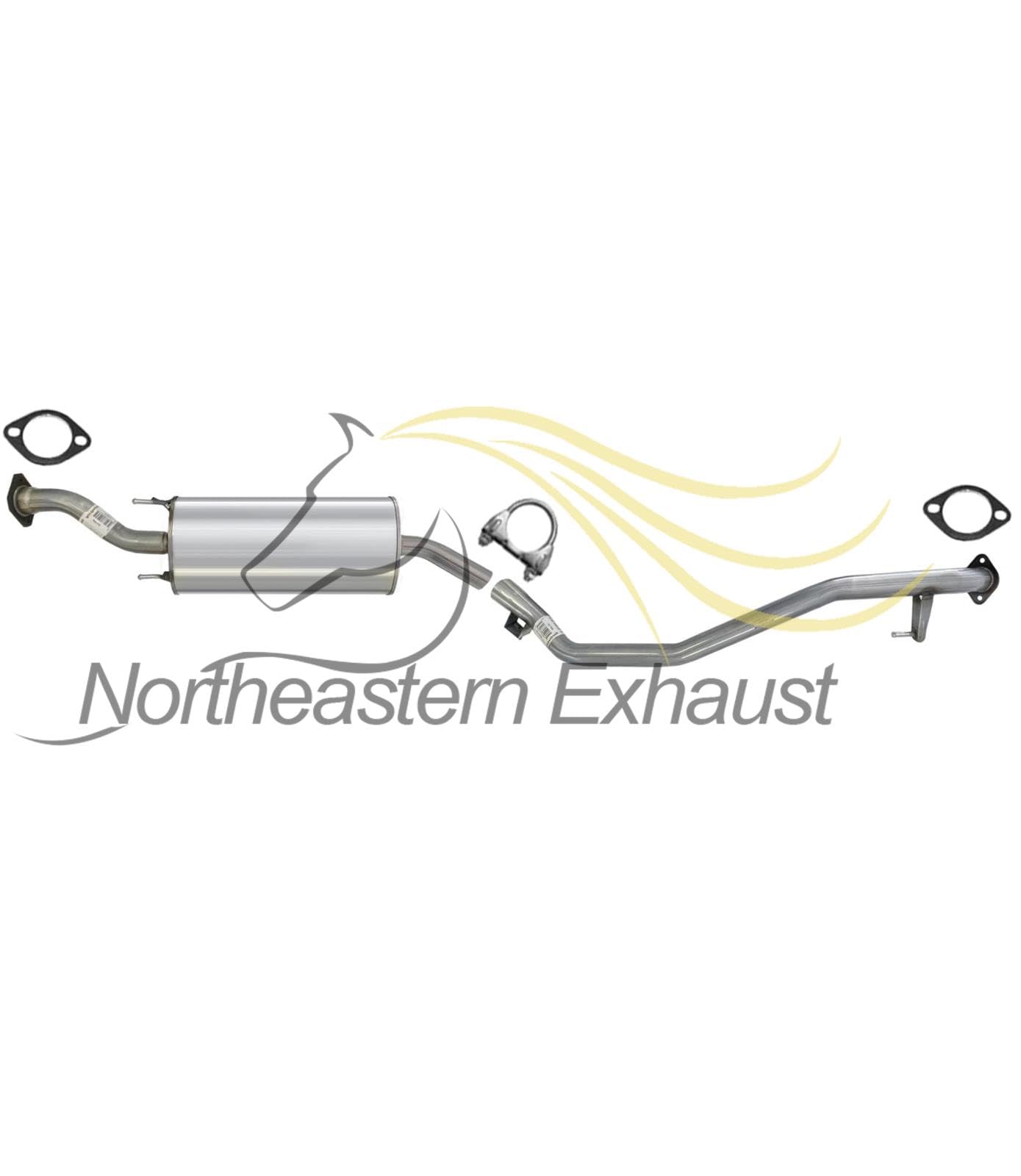2009-2014 Nissan Murano 3.5L Exhaust Resonator Muffler Exhaust System Kit