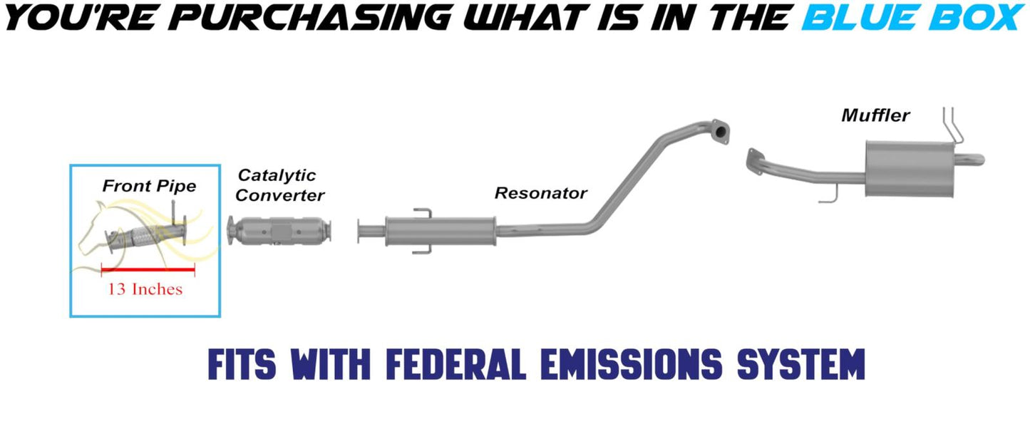 2010-2013 Kia Forte/Forte Koup 2.0L/2.4L Front Exhaust Pipe