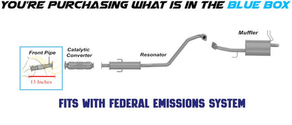 2010-2013 Kia Forte/Forte Koup 2.0L/2.4L Front Exhaust Pipe