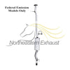 2008-2013 Nissan Rogue 2.5L and 2014-2015  Rogue Select 2.5L Exhaust System Kit with Catalytic Converter | EPA Approved