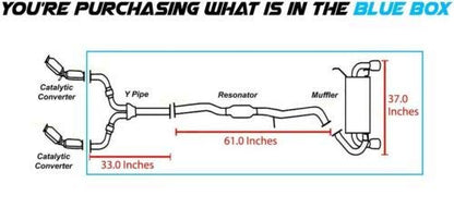 2003-2007 Infiniti G35 3.5L Cat-back Exhaust System Kit