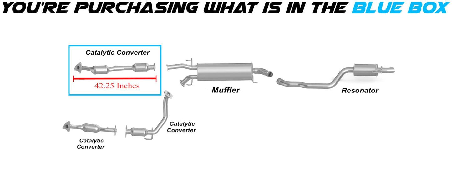 Northeastern Exhaust | EPA Approved Right Catalytic Compatible for 2010-2011 Toyota Sequoia 4.6L | 2008-2022 5.7L | 2010-2019 Tundra 4.6L | 2007-2021 5.7L | Free Gaskets Included