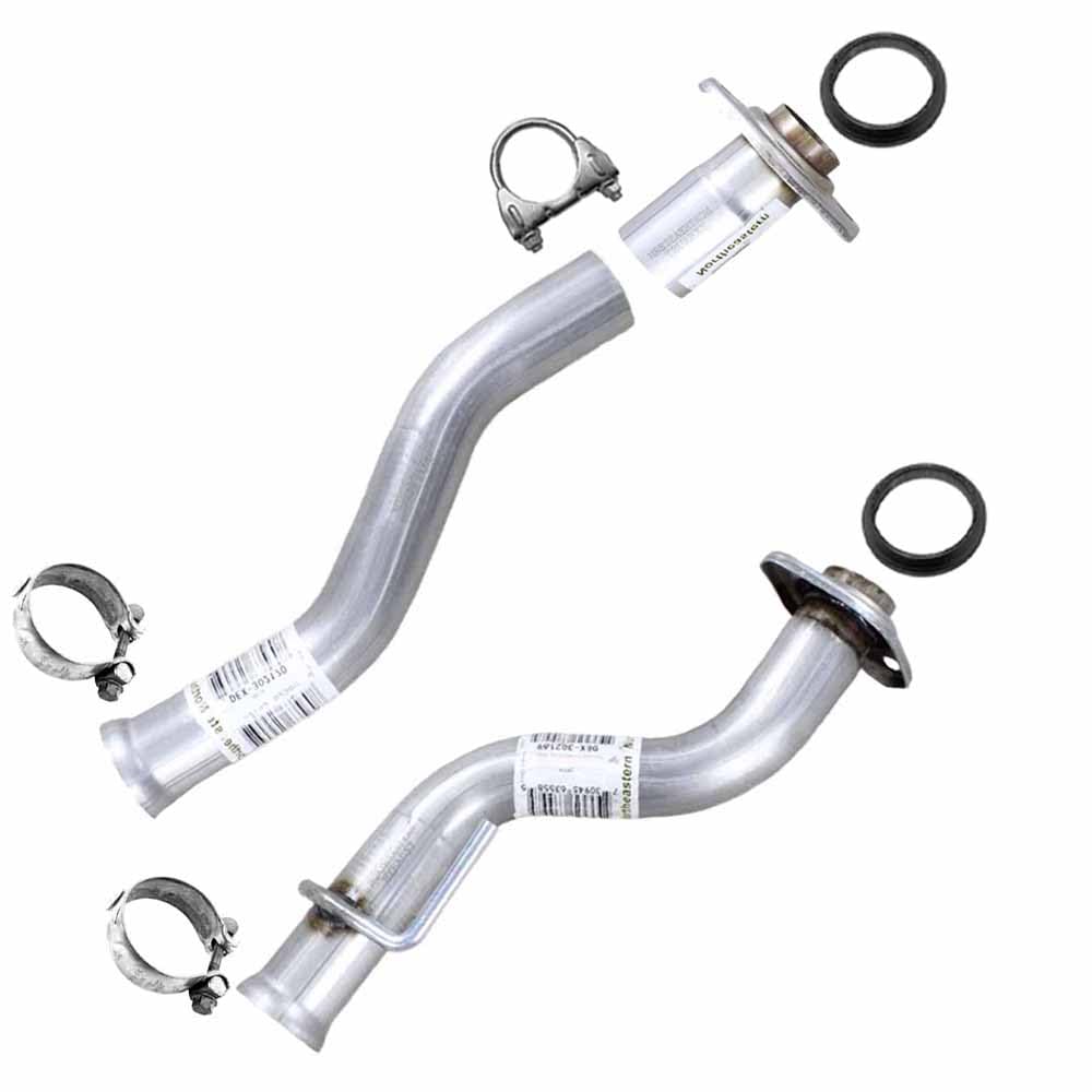 Exhaust Pipes for 2011-2018  Dodge Durango and 2011-2019 Jeep Grand Cherokee 3.6L
