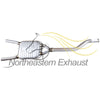 2005-2009 Audi A4 Quattro 2.0L Exhaust Resonator Pipe