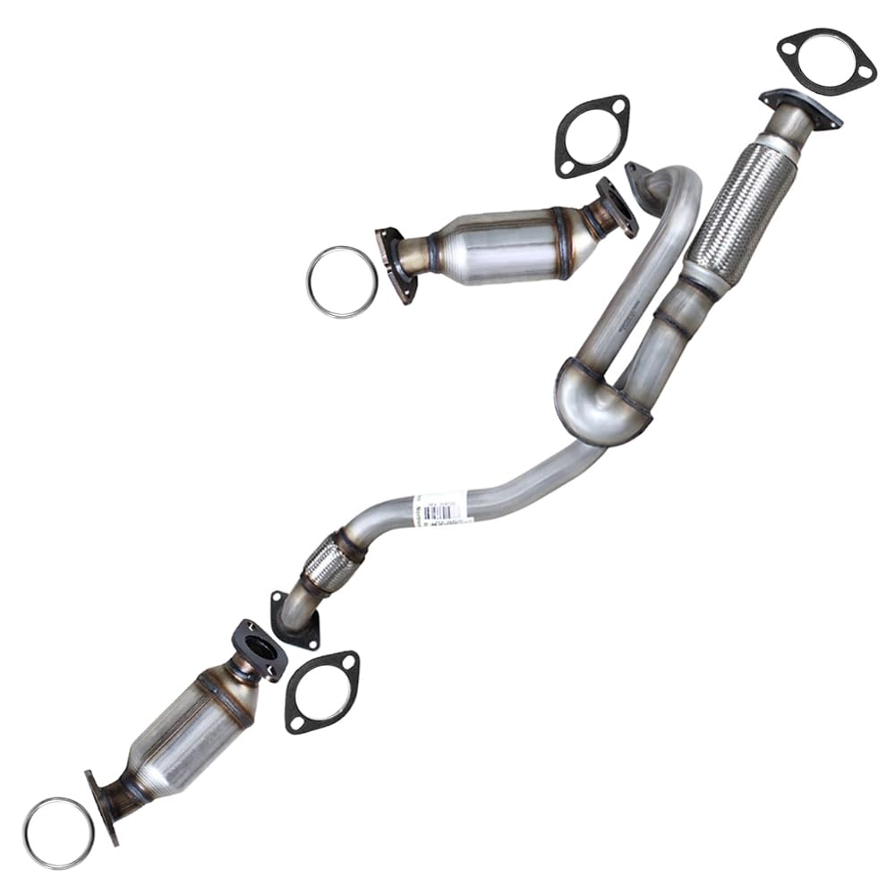 Northeastern Exhaust | Stainless Steel EPA-Approved Pair of Catalytic and Y Pipe Compatible for 2009-2017 Buick Enclave & Chevrolet Traverse | 2009-2016 GMC Acadia | Outlook 3.6L | 2017 Acadia Limited | 2009-2010 Saturn Outlook