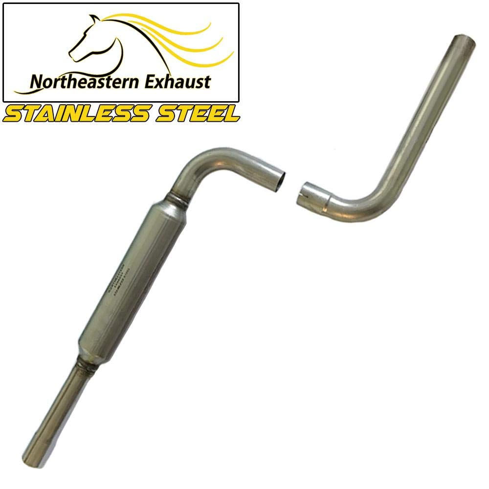 2001-2006 Chrysler Sebring & Dodge Stratus 2.4L 2.7L Exhaust Resonator and Muffler System Kit
