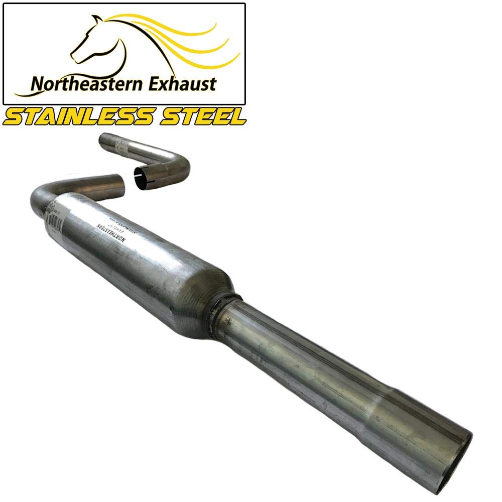 2001-2006 Chrysler Sebring & Dodge Stratus 2.4L 2.7L Exhaust Resonator and Muffler System Kit