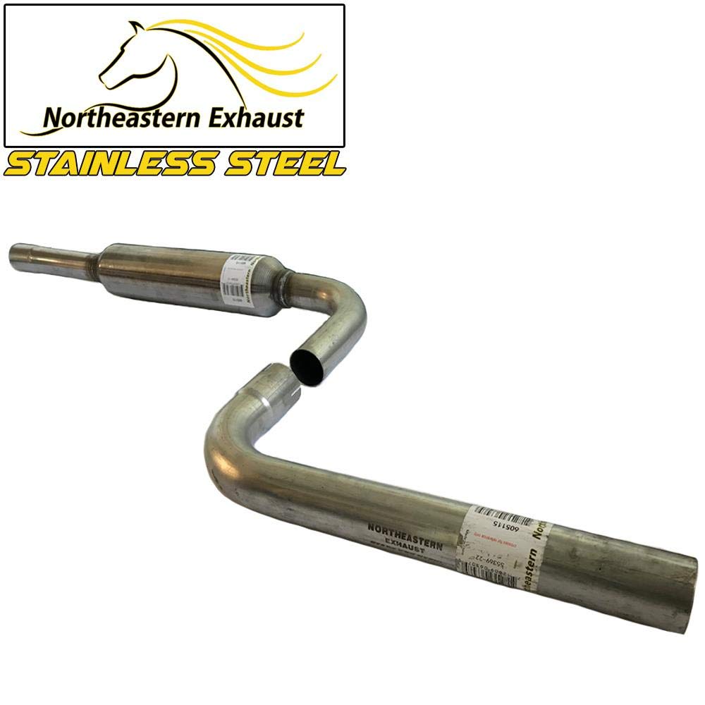 2001-2006 Chrysler Sebring & Dodge Stratus 2.4L 2.7L Exhaust Resonator and Muffler System Kit