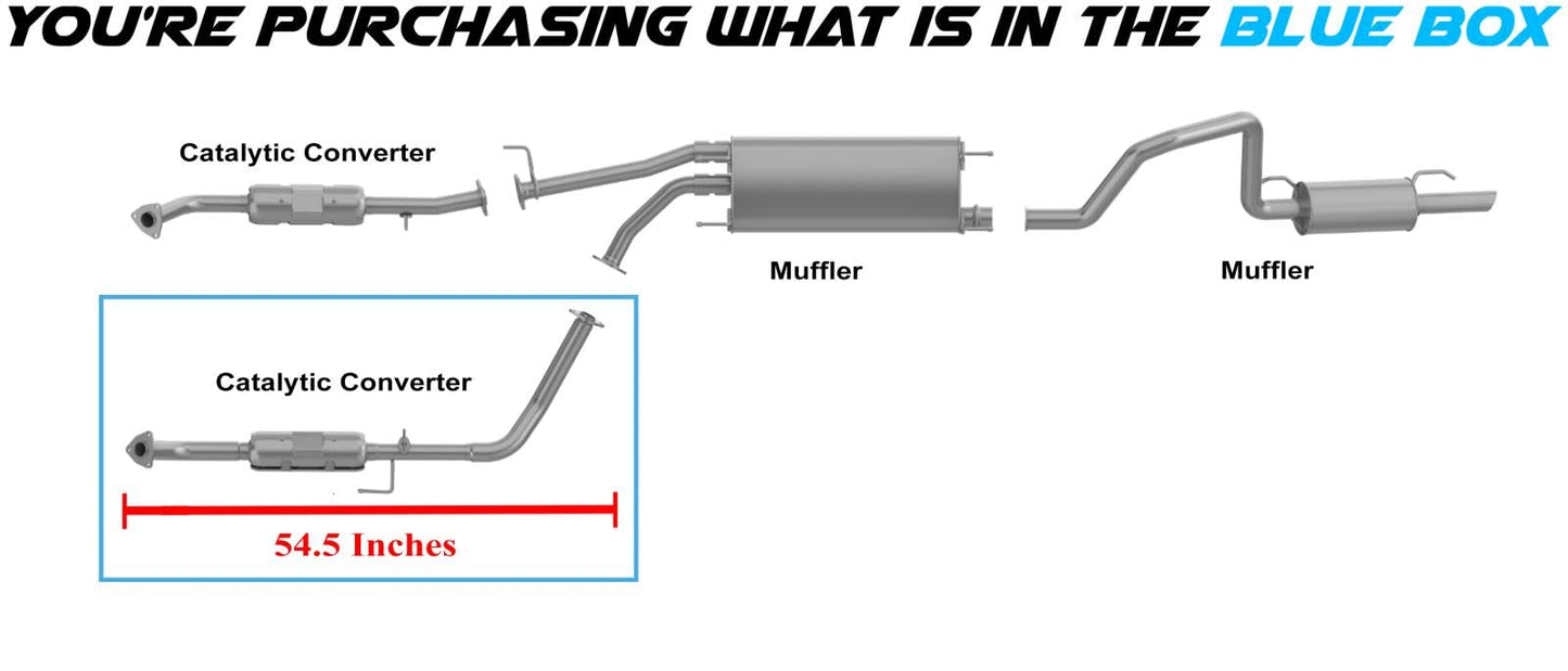2001-2004 Toyota Sequoia 4.7L EPA-Approved Driver Side Catalytic