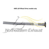 2008-2010 Kia Sportage 2.0L AWD Exhaust Resonator Assembly