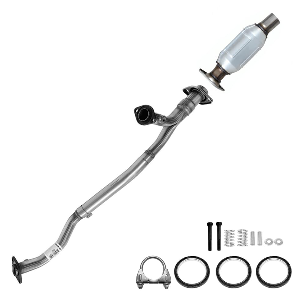 Northeastern Exhaust | Stainless Steel EPA-Approved Front Pipe, Catalytic Exhaust System Kit Compatible for 2007-2010 Toyota Sienna 3.5L | Free Gaskets, Clamp and Spring Bolt Kit Included | FWD