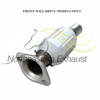 Northeastern Exhaust | Stainless Steel EPA-Approved Front Pipe, Catalytic Exhaust System Kit Compatible for 2007-2010 Toyota Sienna 3.5L | Free Gaskets, Clamp and Spring Bolt Kit Included | FWD