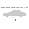 1996-1998 GMC C1500 4.3L 5.0L 117" Wheelbase Intermediate Pipe, Muffler, Tail Pipe Exhaust Kit