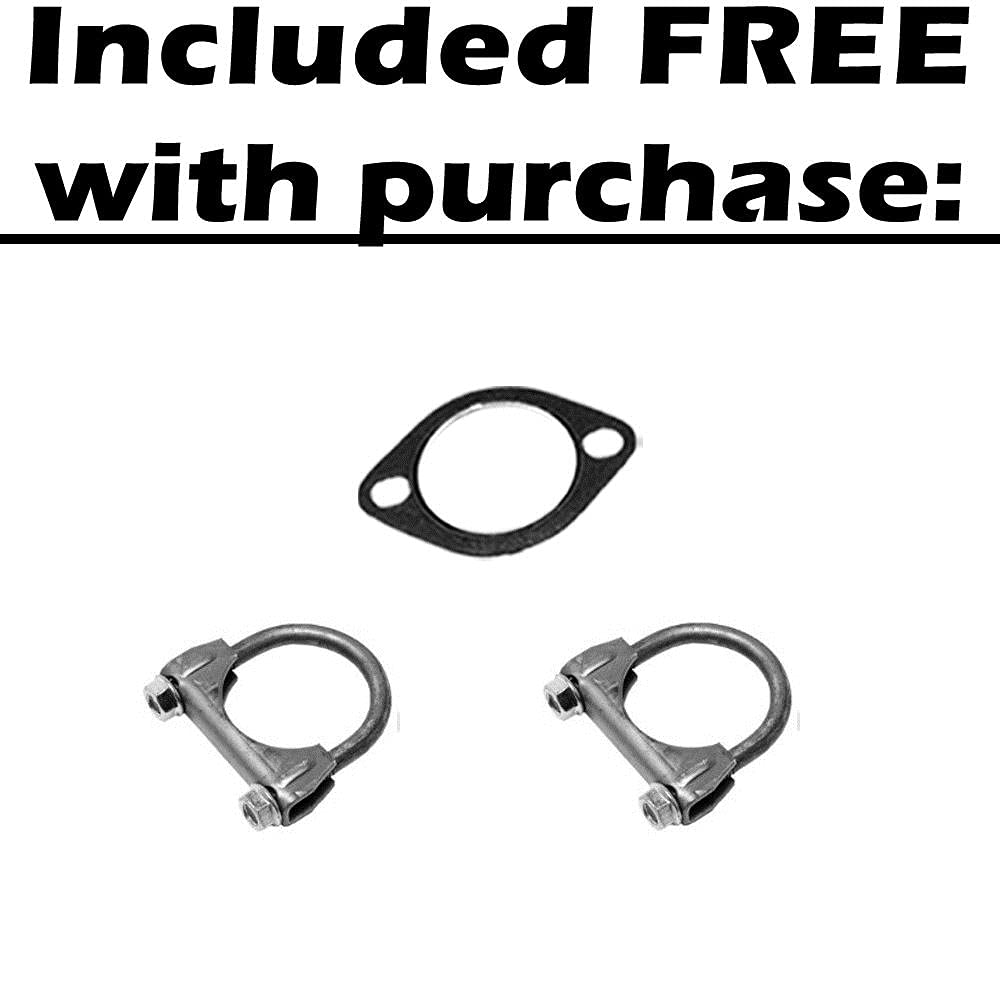 1996-1998 GMC C1500 4.3L 5.0L 117" Wheelbase Intermediate Pipe, Muffler, Tail Pipe Exhaust Kit