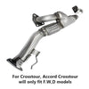 Exhaust Y Pipe for 2008–2012 Honda Accord, 2010–2011 Accord Crosstour and 2012 Crosstour 3.5L