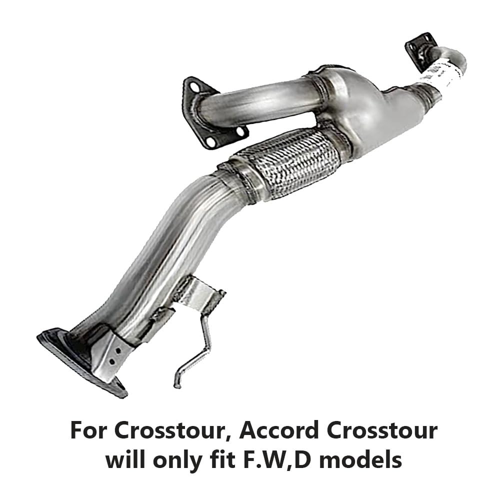 Exhaust Y Pipe for 2008–2012 Honda Accord, 2010–2011 Accord Crosstour and 2012 Crosstour 3.5L