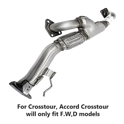 Exhaust Y Pipe for 2008–2012 Honda Accord, 2010–2011 Accord Crosstour and 2012 Crosstour 3.5L