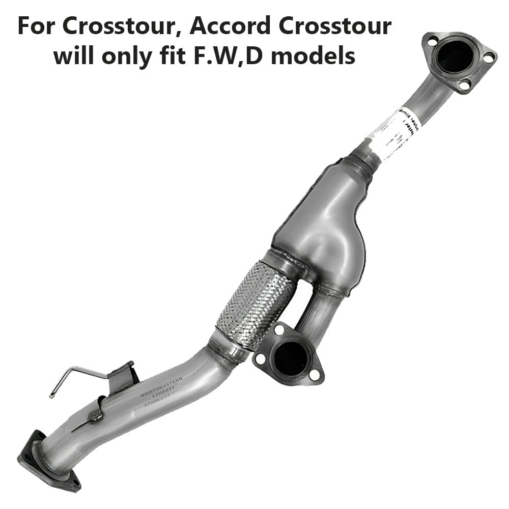 Exhaust Y Pipe for 2008–2012 Honda Accord, 2010–2011 Accord Crosstour and 2012 Crosstour 3.5L