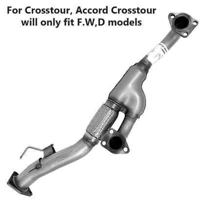 Exhaust Y Pipe for 2008–2012 Honda Accord, 2010–2011 Accord Crosstour and 2012 Crosstour 3.5L