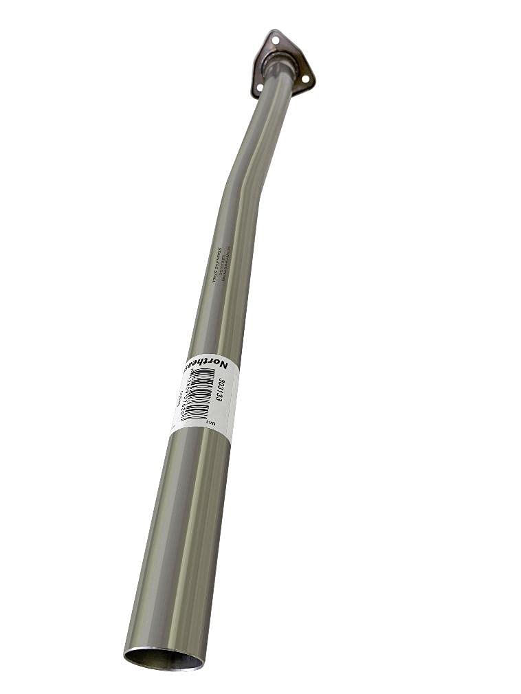 Northeastern Exhaust | Stainless Steel Intermediate Resonator Pipe Compatible for 2012-2015 Honda Civic 1.8L | Free Gakets, Clamp and Bolts and Nuts Included