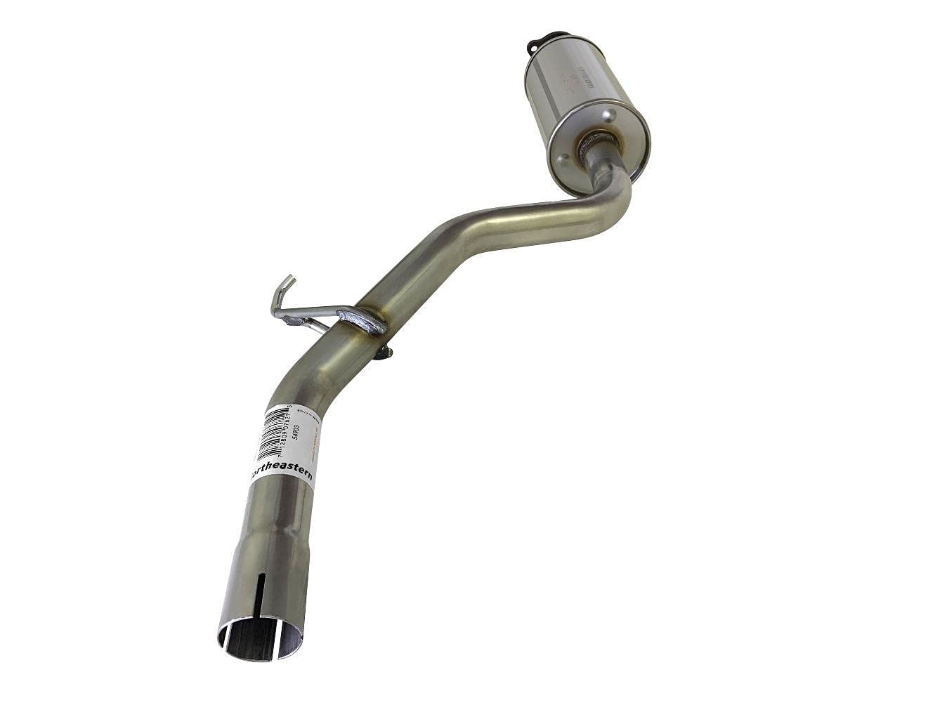 Northeastern Exhaust | Stainless Steel Intermediate Resonator Pipe Compatible for 2012-2015 Honda Civic 1.8L | Free Gakets, Clamp and Bolts and Nuts Included