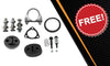 Northeastern Exhaust | Stainless Steel Exhaust Resonator Pipe Compatible for Honda CR-V 1997-2001 2.0L | Free Clamp, Gaskets, Hangers, Spring Bolt Kit, and Bolts & Nuts Included