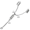 2009-2015 Honda Pilot 3.5L Exhaust Resonator and Muffler Assembly
